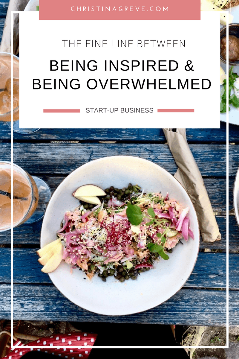 The Fine Line Between Being Inspired & Being Overwhelmed The Fine Line Between Being Inspired & Being Overwhelmed