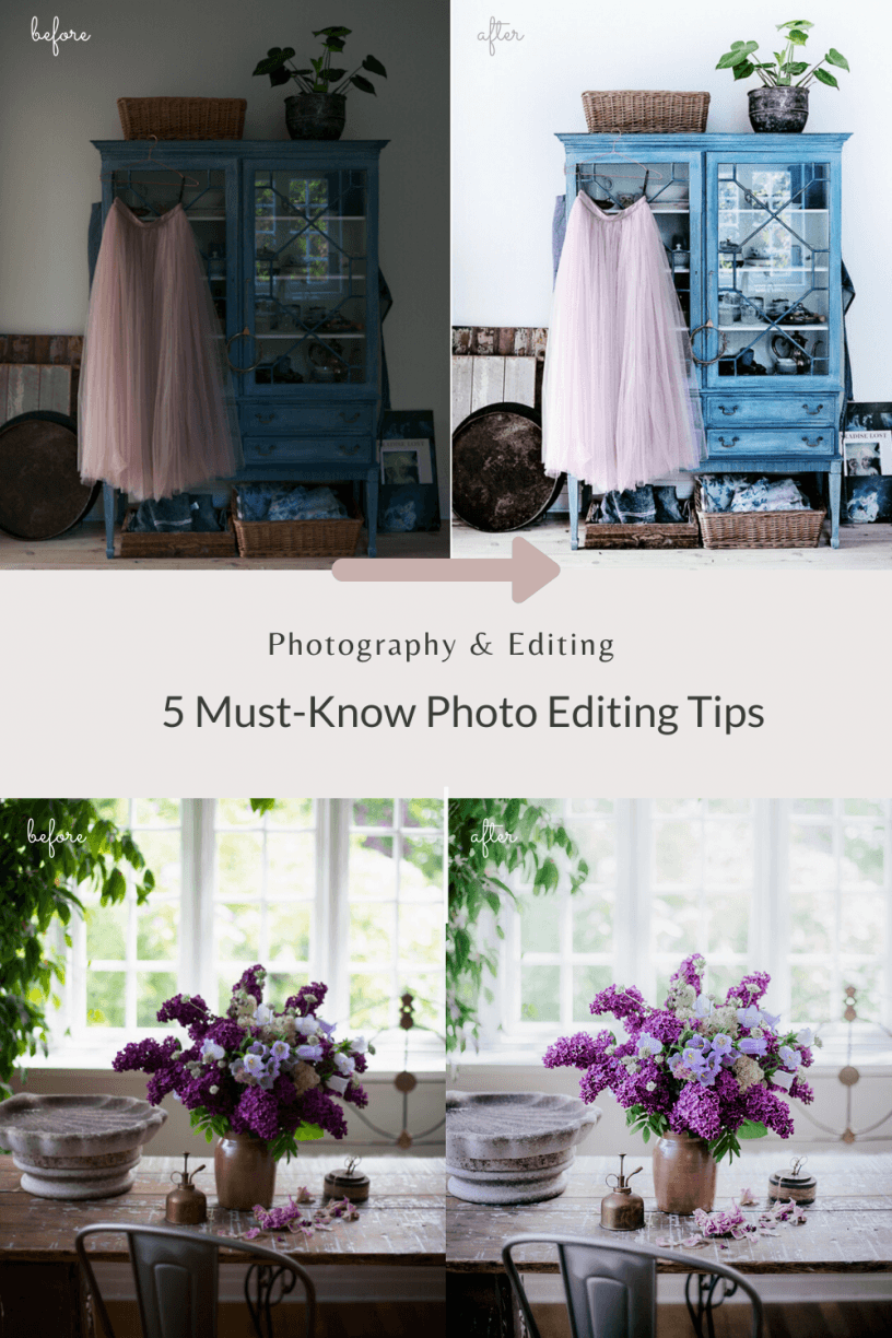 5 Must-Know Photo Editing Tips